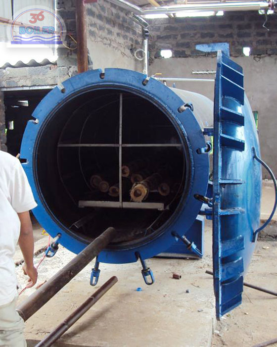 Bamboo carbonization tank